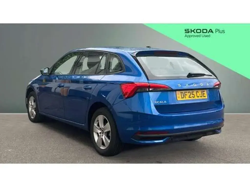 Used Skoda Scala SE 95 HP (69 kW) 2025 Blue Hatchback