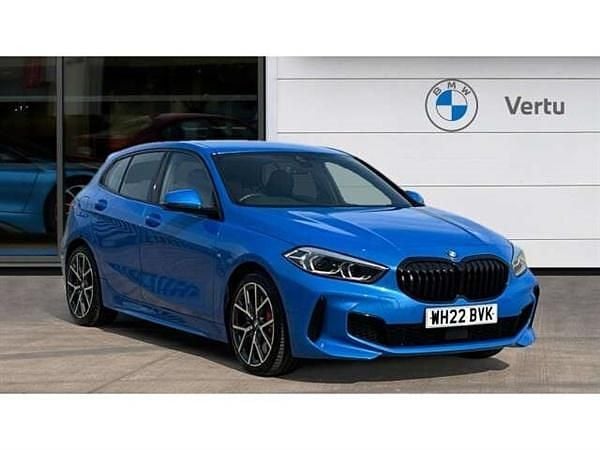 Used BMW 128 Comfort Edition 265 HP (194 kW) 2022 Blue Hatchback