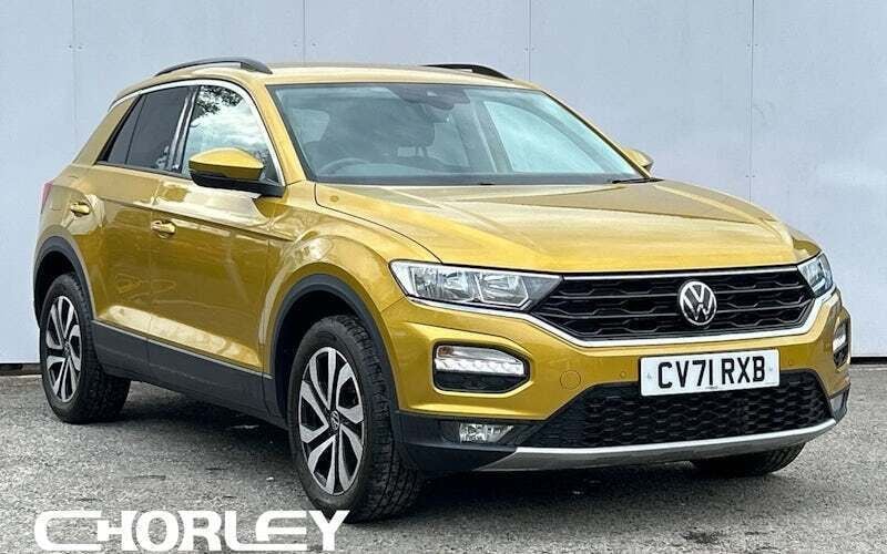 Yellow Used 2021 VW T-Roc Active SUV | £16,851 (Good price) - Image 1/4
