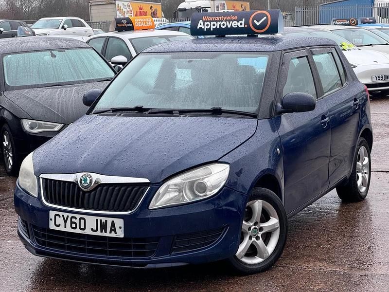 Used Skoda Fabia SE 105 HP (77 kW) 2011 Blue Hatchback