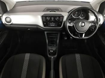 Used VW up! high up! 75 HP (55 kW) 2018 Blue Hatchback