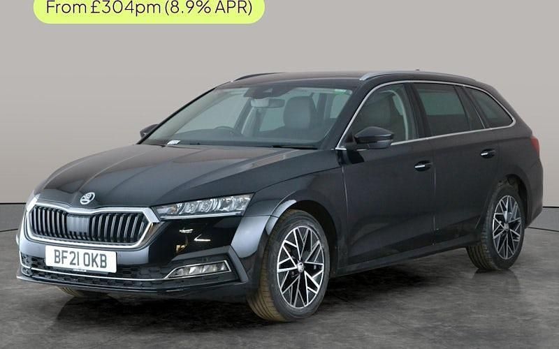 Used Skoda Octavia SE L 116 HP (85 kW) 2021 Black Estate