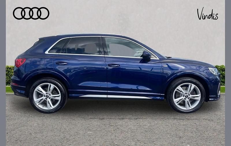 Used Audi Q3 S-Line 241 HP (177 kW) 2021 Blue SUV