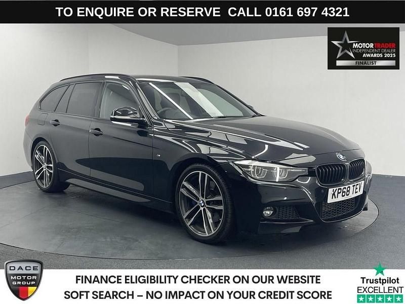 Black Used 2018 BMW 320 M Sport Estate | £15,770 (Fair price) - Image 1/3