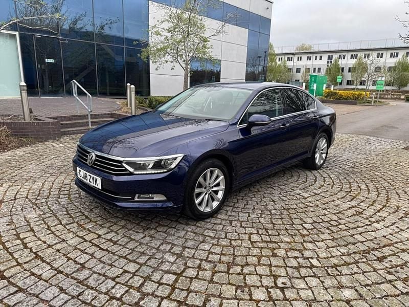 Used VW Passat Business 150 HP (110 kW) 2018 Blue Sedan