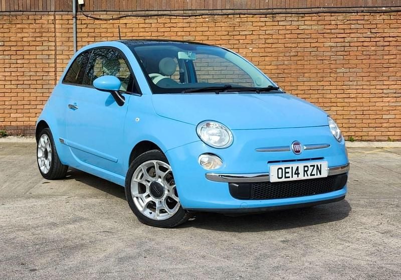 Used Fiat 500 Lounge 2014 Blue Hatchback