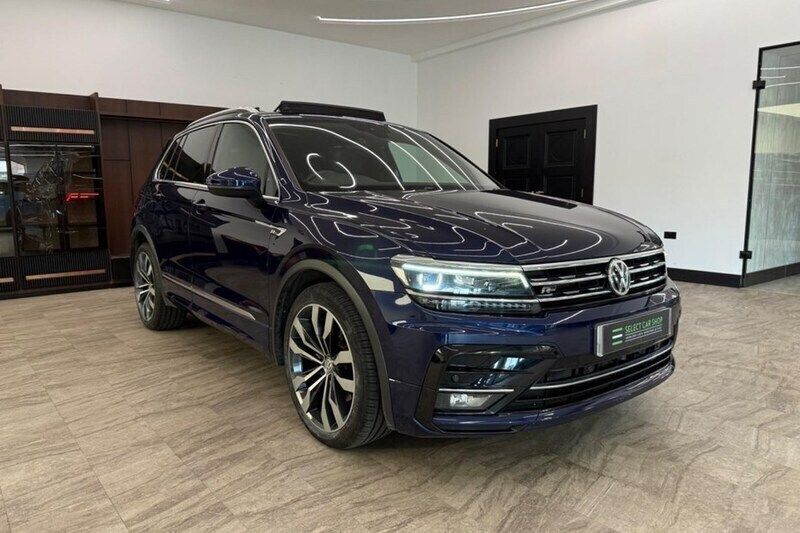 Blue Used 2018 VW Tiguan R-line SUV | £16,750 (Fair price) - Image 1/1