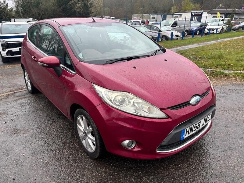 Used Ford Fiesta Zetec 2008 Red Hatchback