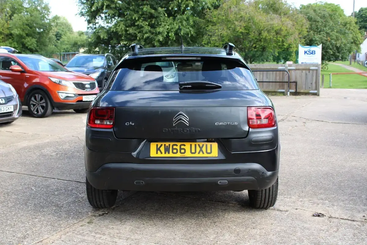 Used Citroën C4 Cactus Flair 98 HP (72 kW) 2017 Black Hatchback