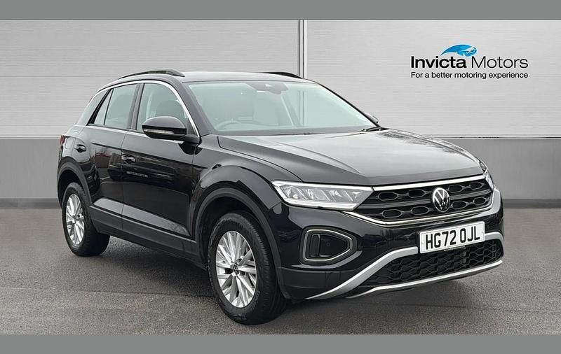 Black Used 2022 VW T-Roc Life SUV | £19,000 (Good price) - Image 1/4