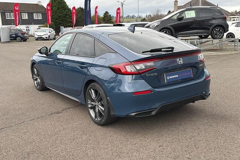 Used Honda Civic Sport 2025 Blue Hatchback