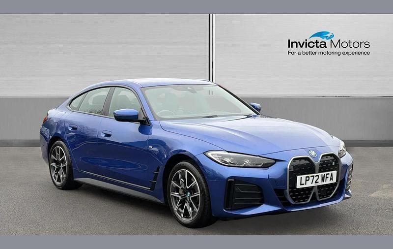 Used BMW i4 M Sport 250 kW (340 HP) 2023 Portimao blue Sedan