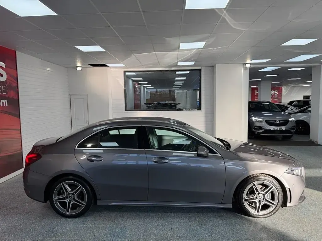 Used Mercedes A180 AMG line 116 HP (85 kW) 2019 Grey Sedan