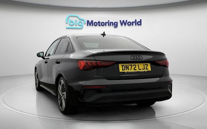 Used Audi A3 S-Line 150 HP (110 kW) 2022 Black Sedan