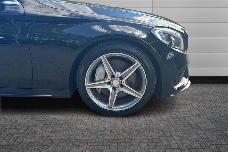 Used Mercedes C300 AMG Line Premium Plus 231 HP (169 kW) 2015 Obsidian black Sedan