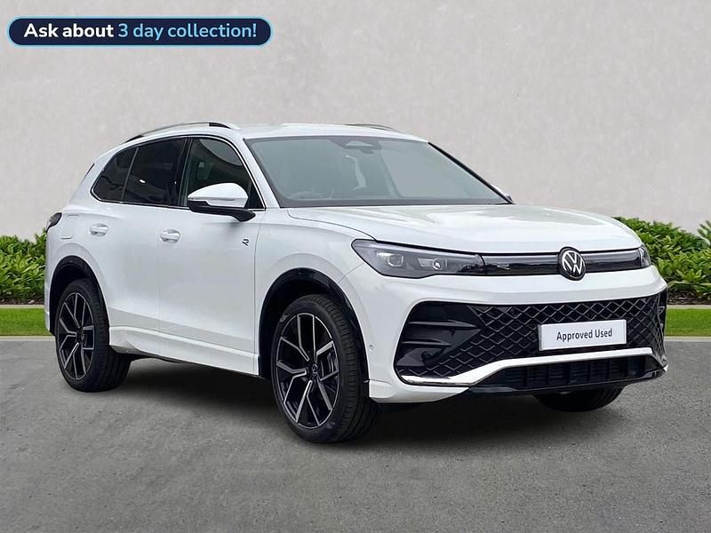 White Used 2025 VW Tiguan R-line SUV | £37,499 - Image 1/4