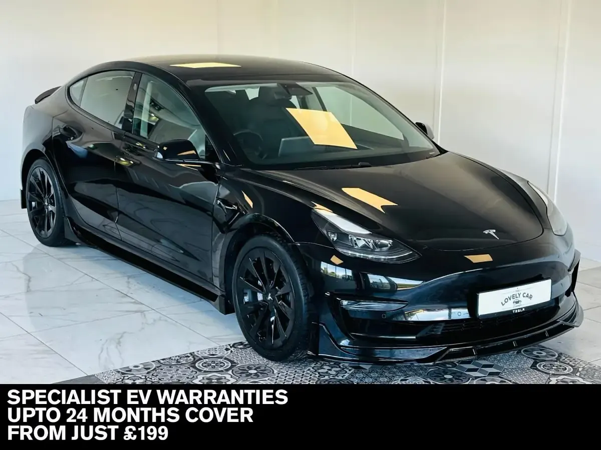 Used Tesla Model 3 Long Range AWD 366 kW (498 HP) 2021 Black Sedan