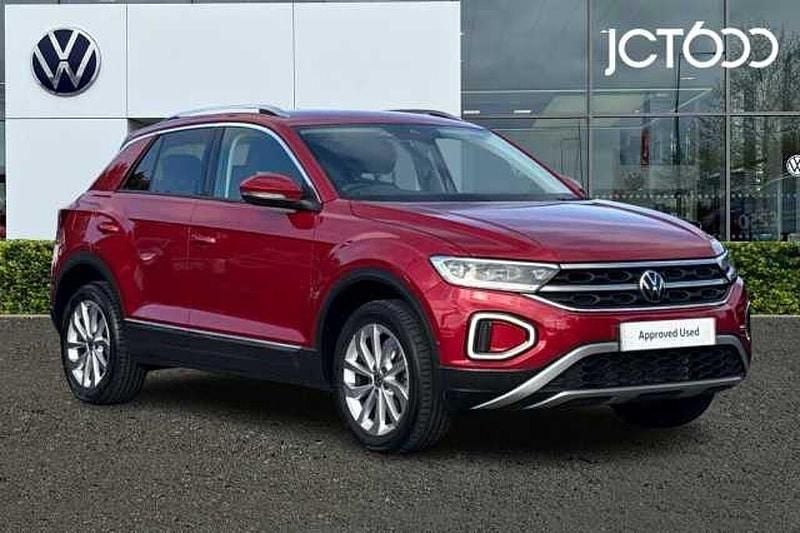 Red Used 2024 VW T-Roc Style SUV | £21,462 (Fair price) - Image 1/4