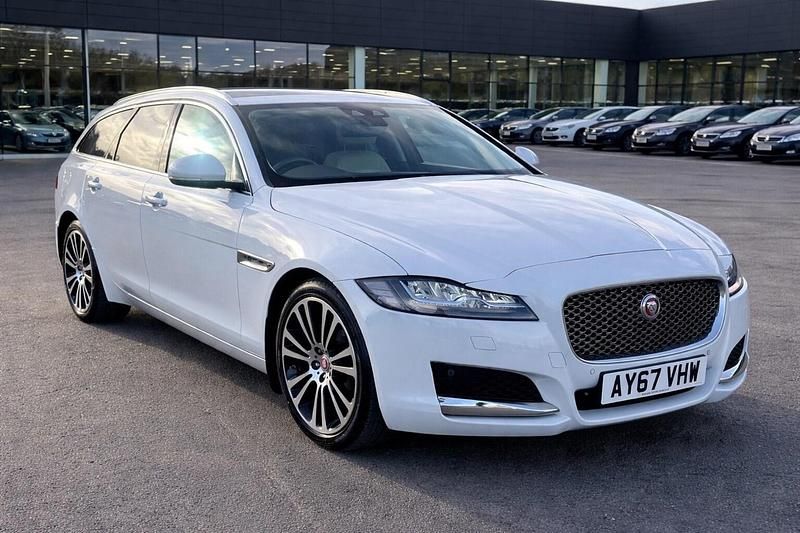 Used Jaguar XF Portfolio 2017 White Estate