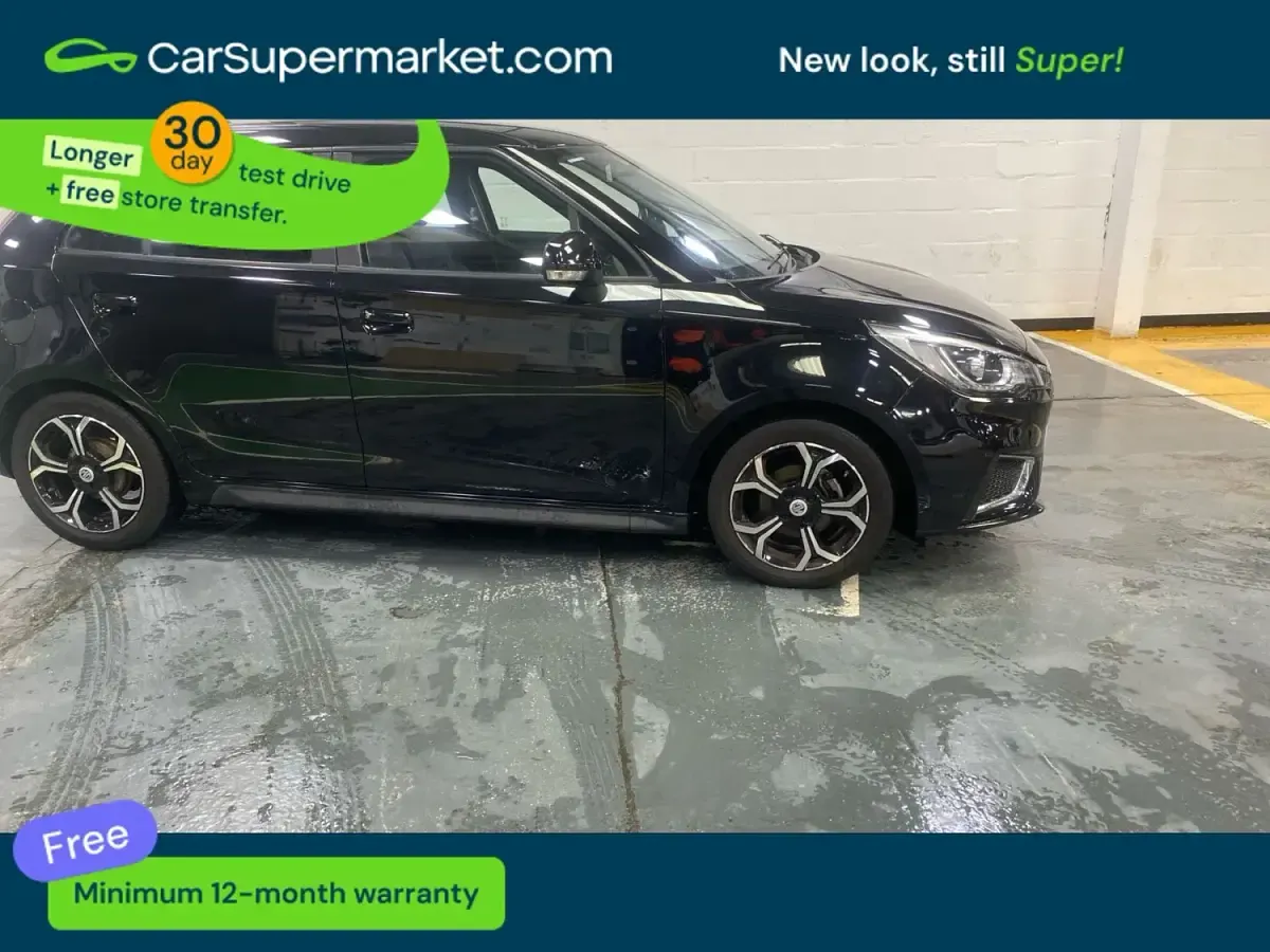 Usado MG MG3 Exclusive 106 CV (77 kW) 2023 Negro Utilitario