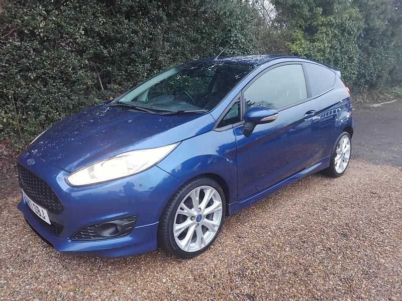 Used Ford Fiesta Sport 2017 Blue Van