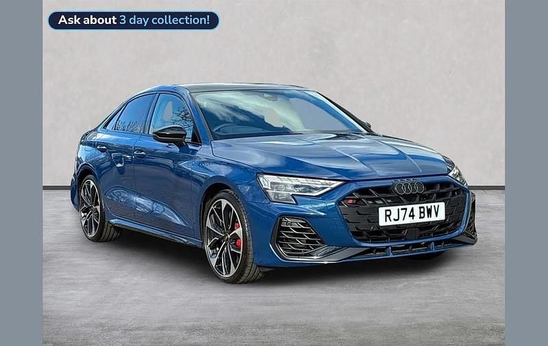 Used Audi S3 Black Edition 333 HP (244 kW) 2024 Blue Sedan