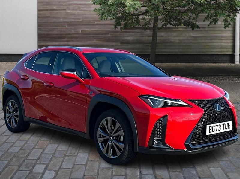 Red Used 2023 Lexus UX 250h Sport Design Packet SUV | £26,990 (Fair price) - Image 1/4
