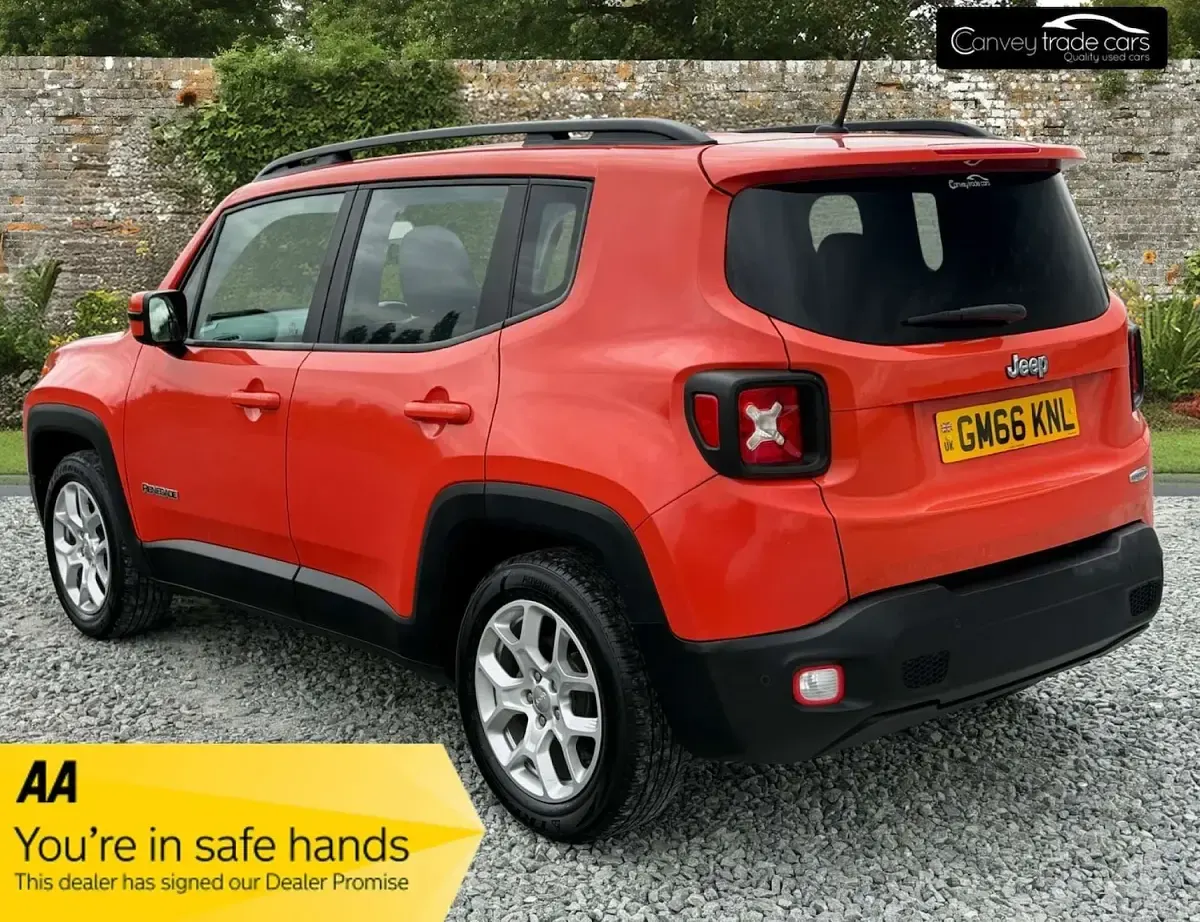 Used Jeep Renegade Longitude 170 HP (125 kW) 2017 Orange SUV