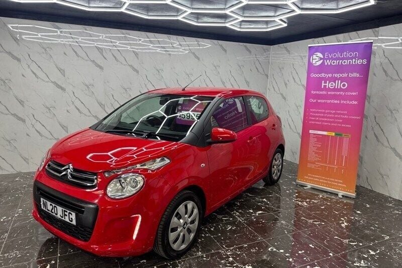 Red Used 2020 Citroën C1 Feel Hatchback | £5,995 (Good price) - Image 1/1