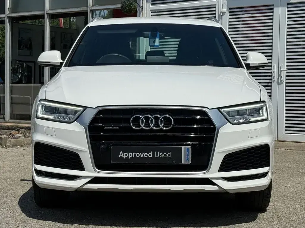 Used Audi Q3 S-Line 180 HP (132 kW) 2018 White SUV