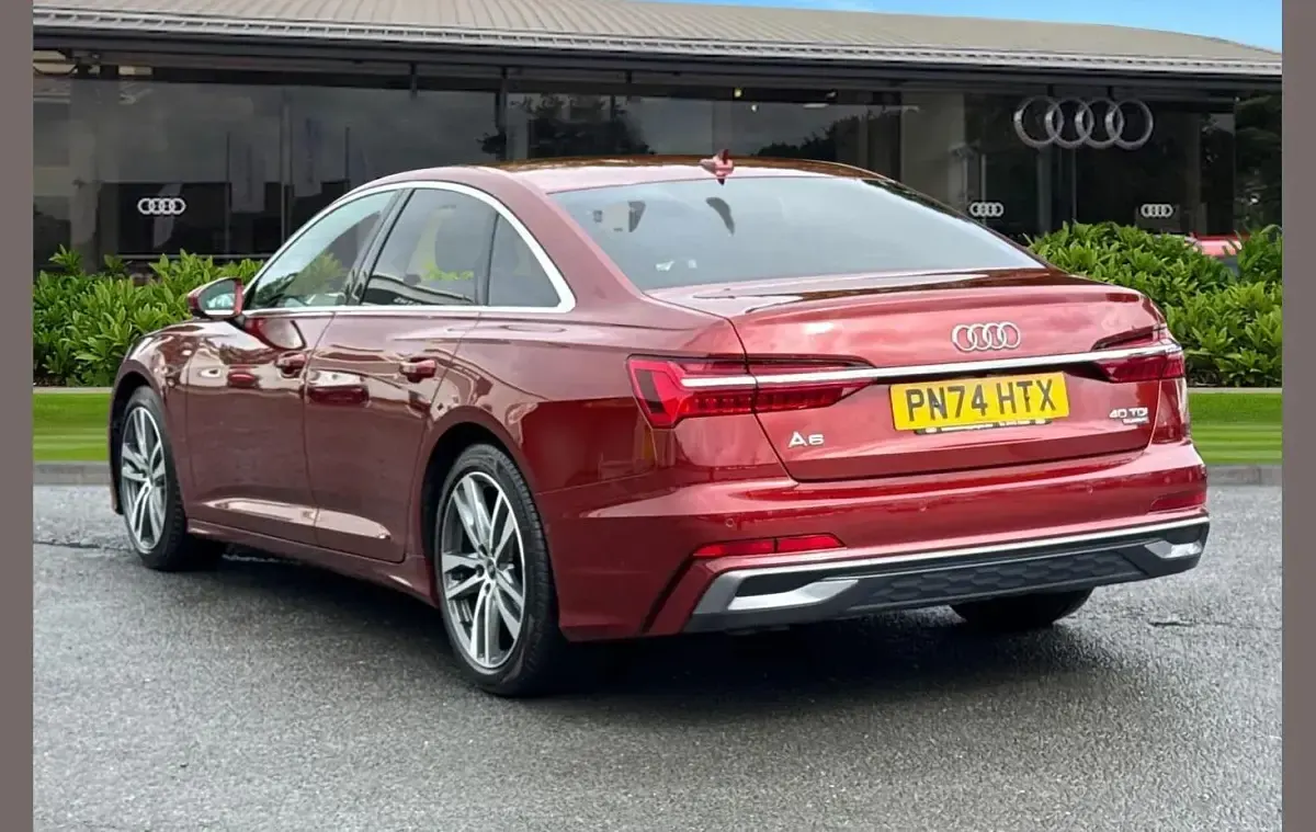 Used Audi A6 S-Line 204 HP (150 kW) 2024 Red Sedan