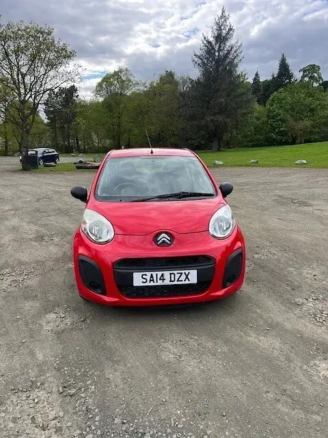 Used Citroën C1 68 HP (50 kW) 2014 Red Hatchback