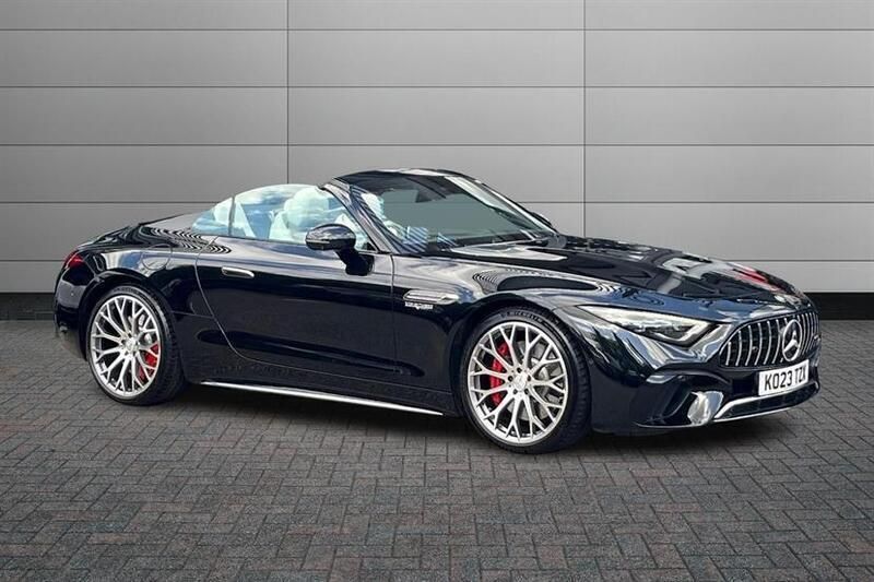Obsidian black Used 2023 Mercedes SL55 AMG Cabriolet | £94,995 (Fair price) - Image 1/4