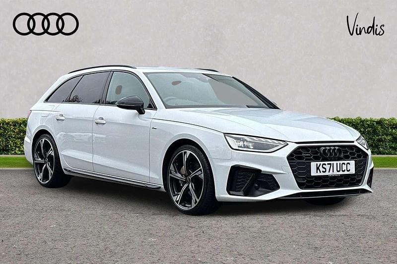 White Used 2022 Audi A4 Black Edition Estate | £30,088 (Expensive) - Image 1/4