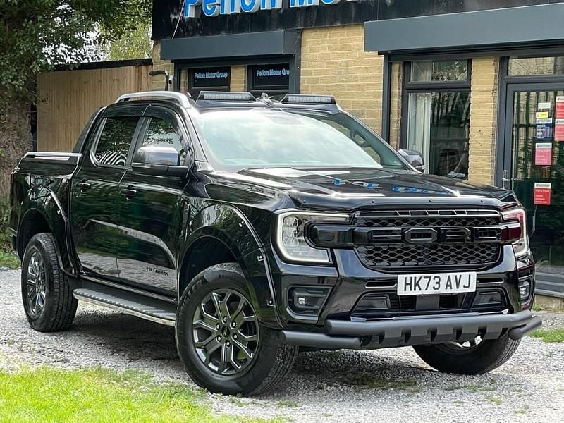 Black Used 2023 Ford Ranger Wildtrack Pickup | £32,990 (Expensive) - Image 1/4