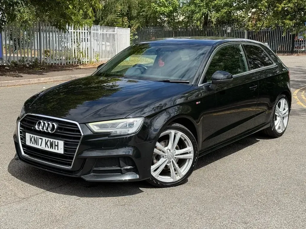 Used Audi A3 S-Line 150 HP (110 kW) 2017 Black Hatchback