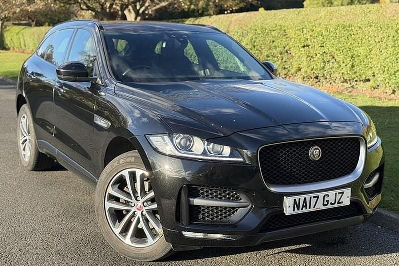Black Used 2017 Jaguar F-Pace R-Sport SUV | £12,990 (Fair price) - Image 1/1