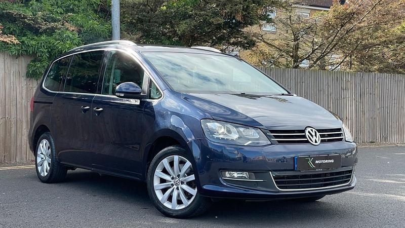 Usado VW Sharan S 150 HP (110 kW) 2013 Azul Monovolume