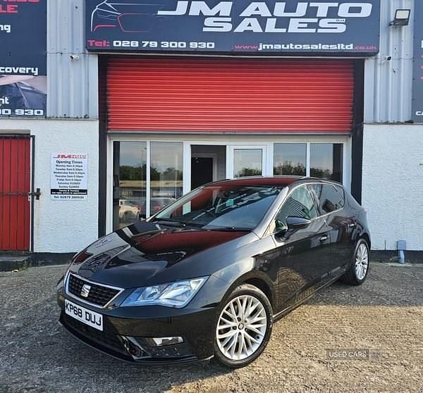 Black Used 2018 Seat Leon SE Dynamic Hatchback | £9,495 (Fair price) - Image 1/4