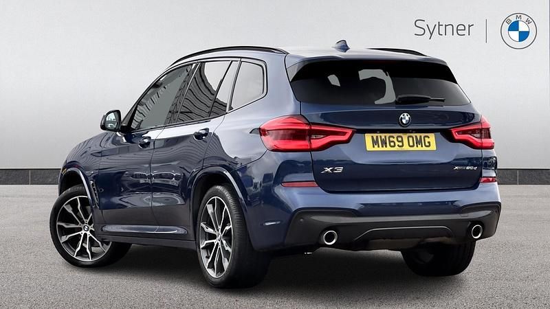 Begagnad BMW X3 M Sport 190 HK (139 kW) 2019 Blå SUV