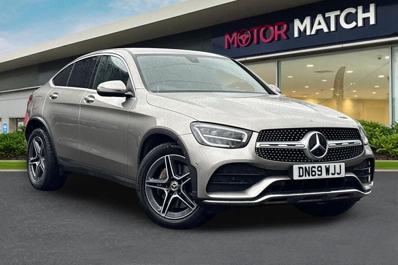 Used Mercedes GLC220 AMG line 2019 Silver Coupe
