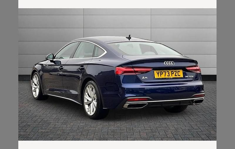 Used Audi A5 Sportback Sport 150 HP (110 kW) 2023 Blue Hatchback