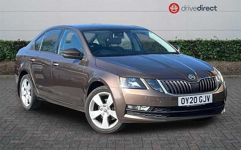 Used Skoda Octavia SE Drive 116 HP (85 kW) 2020 Brown Hatchback