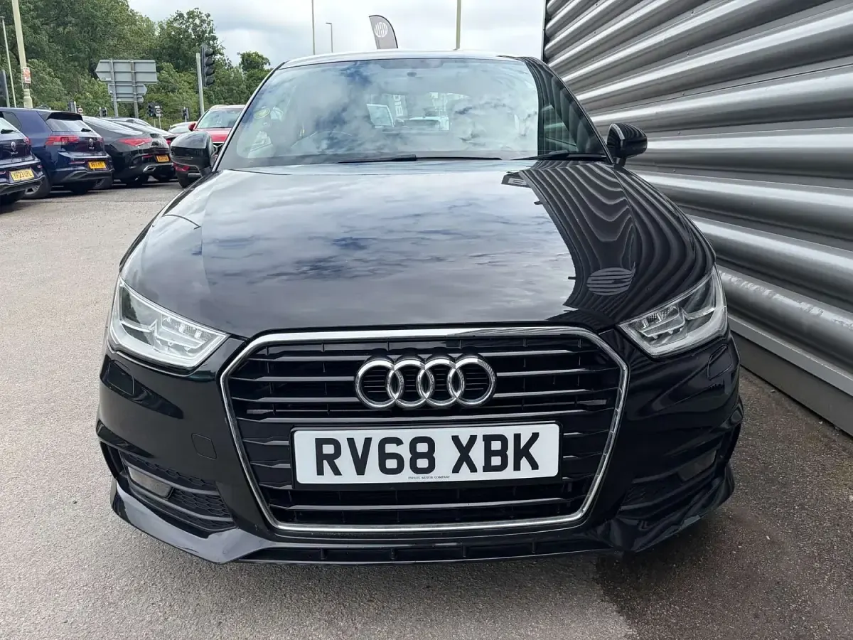 Used Audi A1 S-Line 125 HP (91 kW) 2018 Black Hatchback