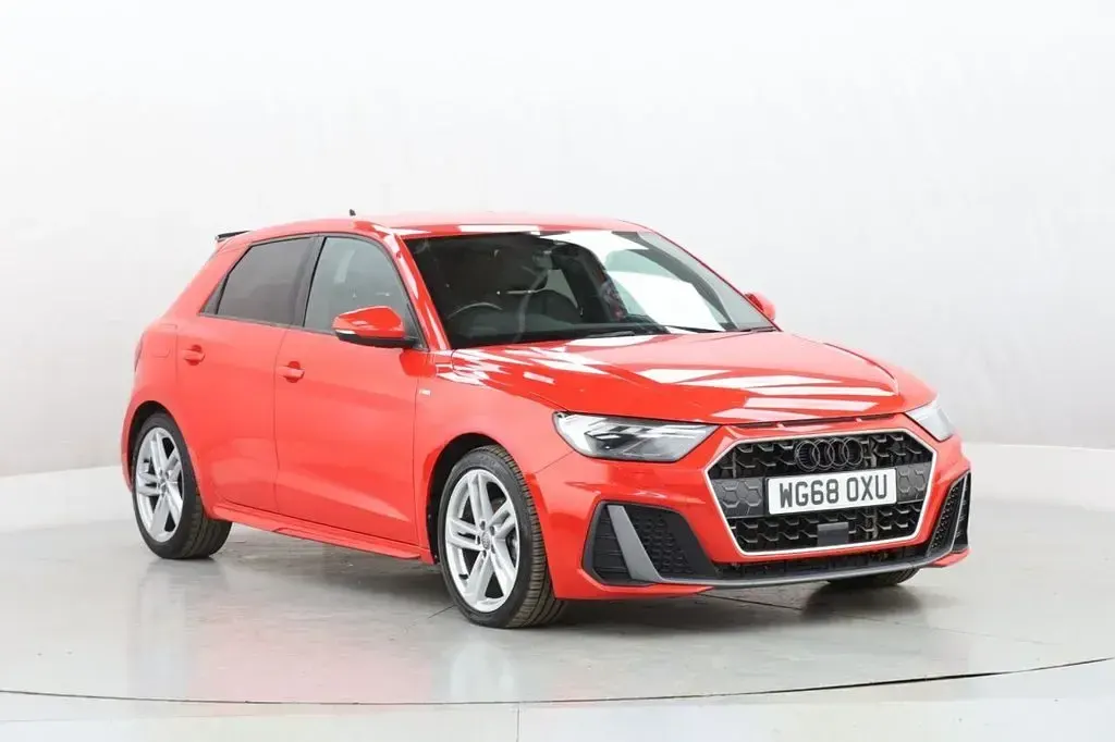 Used Audi A1 Sportback S-Line 116 HP (85 kW) 2018 Red Hatchback