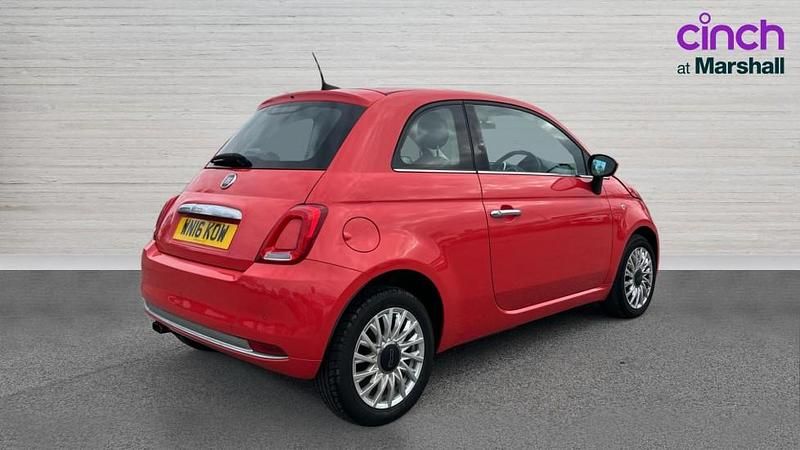Used Fiat 500 Lounge 69 HP (50 kW) 2016 Pink