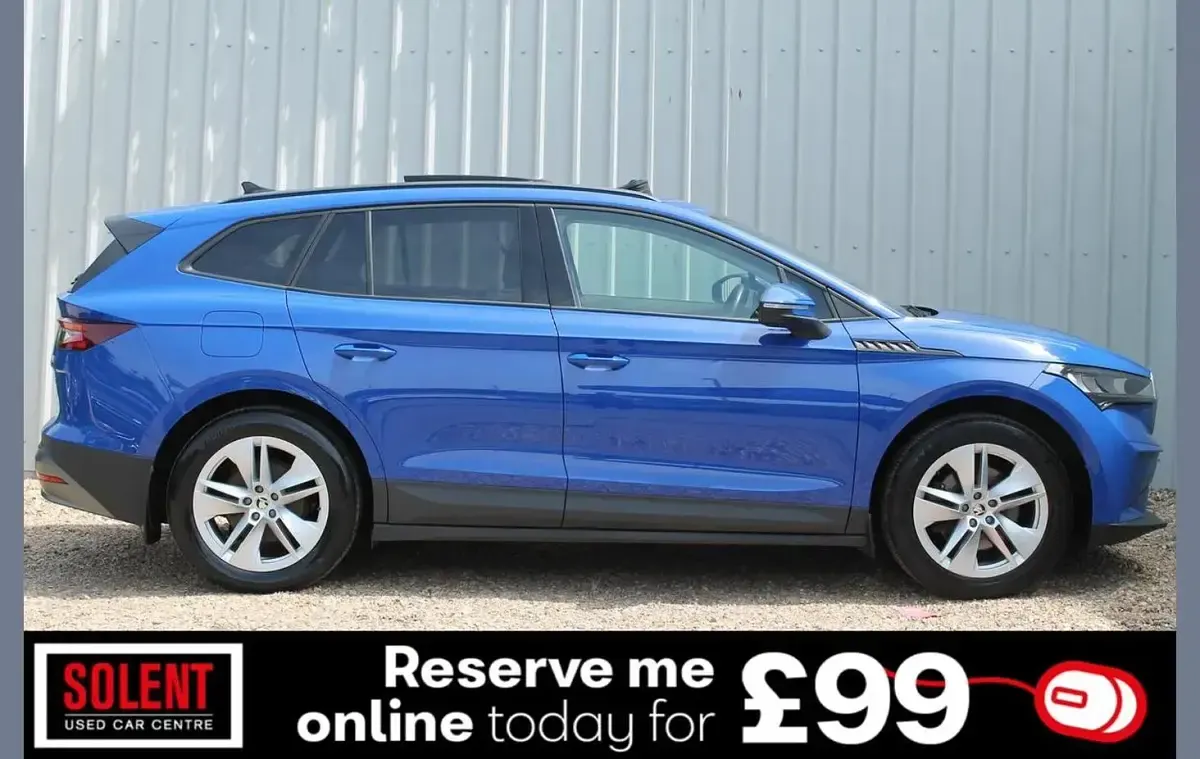 Used Skoda Enyaq iV ecoSuite 131 kW (179 HP) 2022 Blue SUV