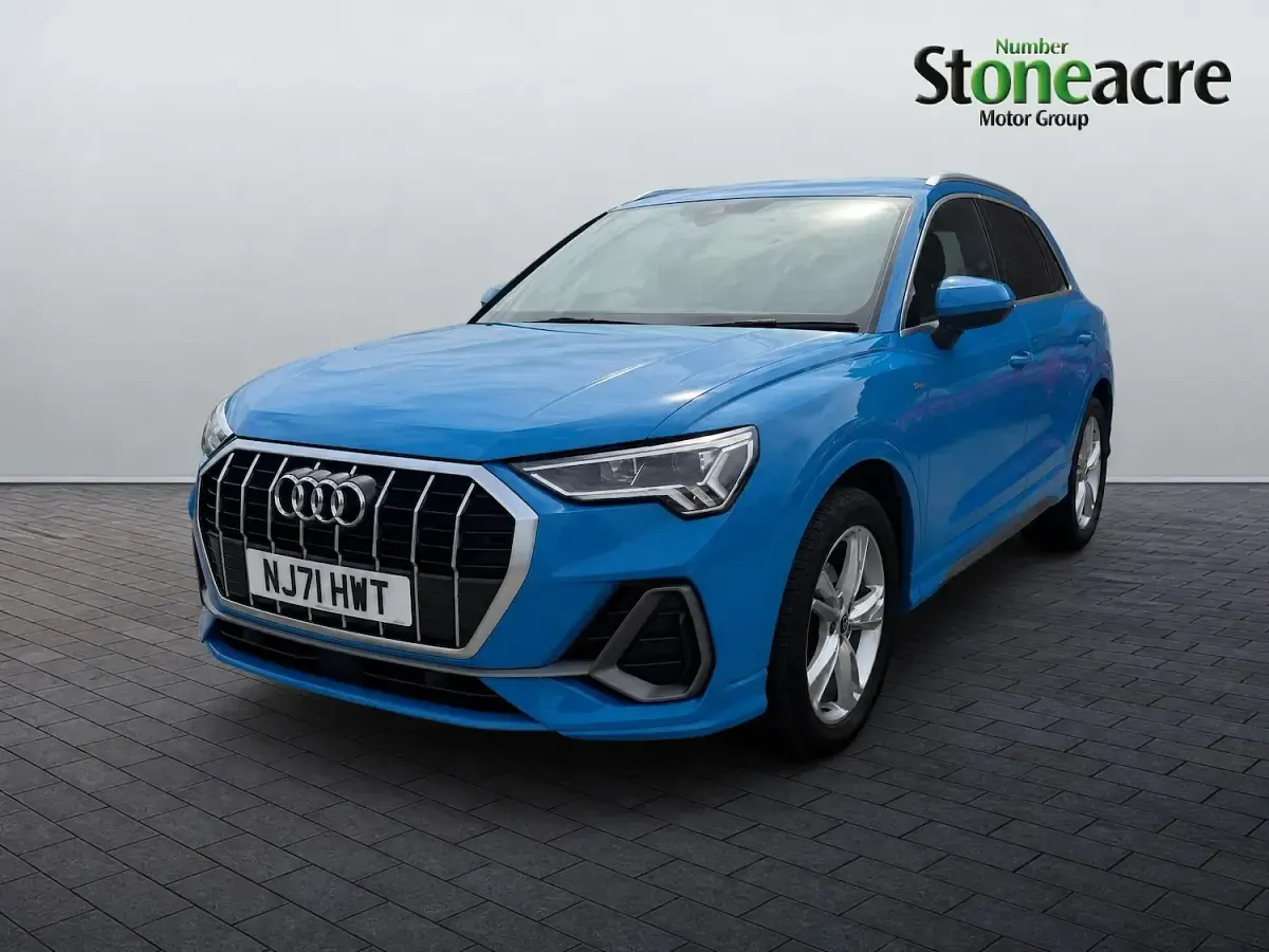 Used Audi Q3 S-Line 150 HP (110 kW) 2022 Blue SUV