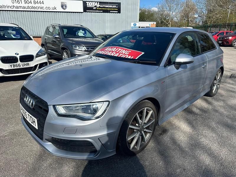 Used Audi A3 S-Line 125 HP (91 kW) 2015 Silver Hatchback