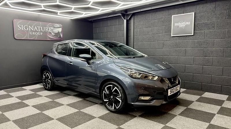 Used Nissan Micra Acenta 92 HP (67 kW) 2021 Grey Hatchback